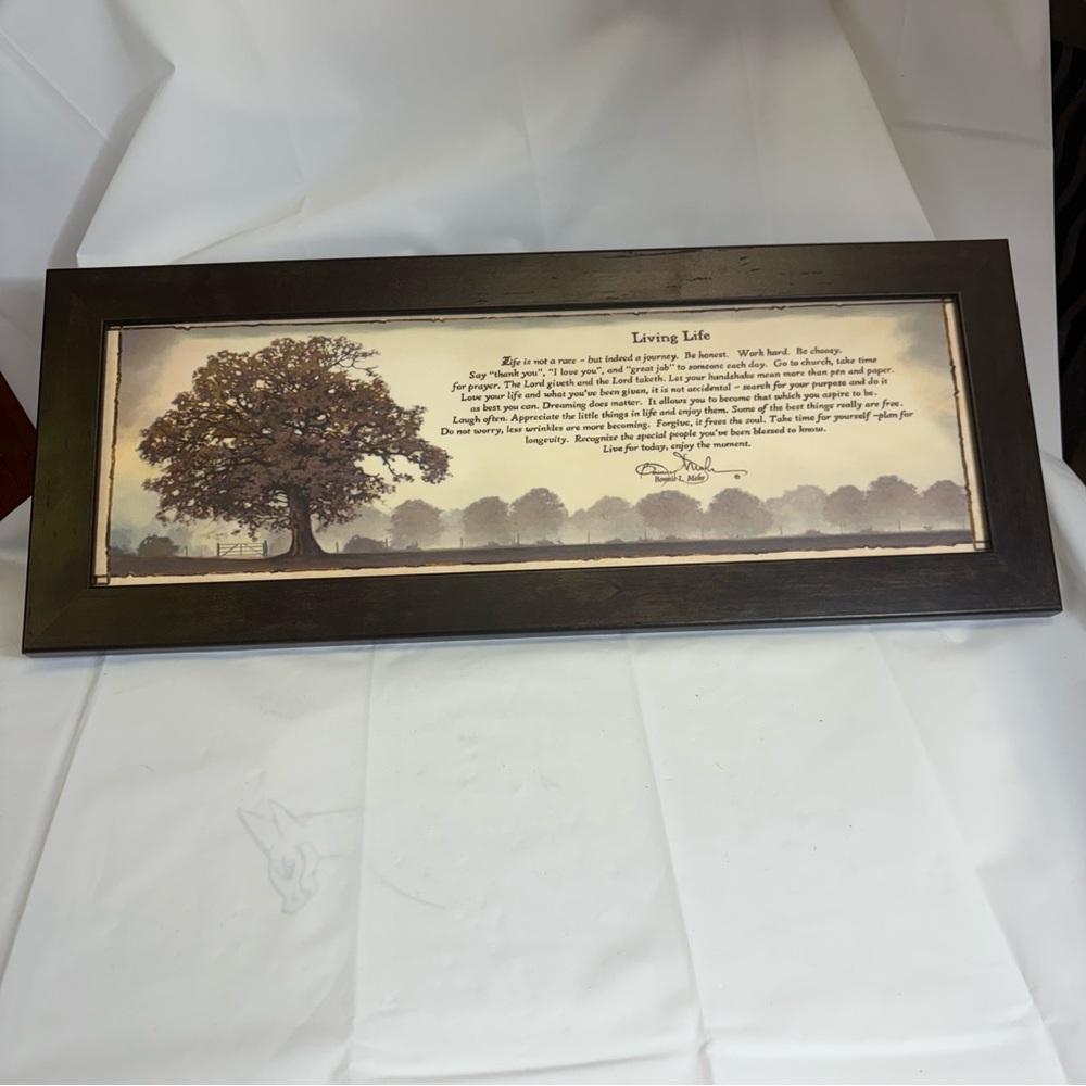 Fall Living Life - Framed Art By Bonnie Mohr